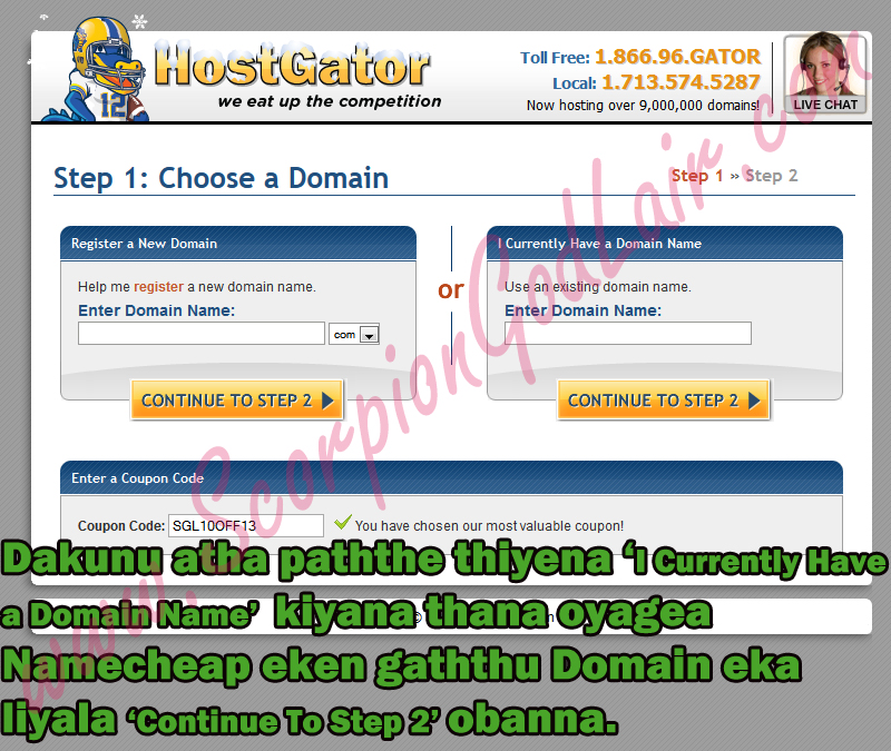 HostGator Hosting Plan Buying Guide Sinhala Image 1 of 3 image