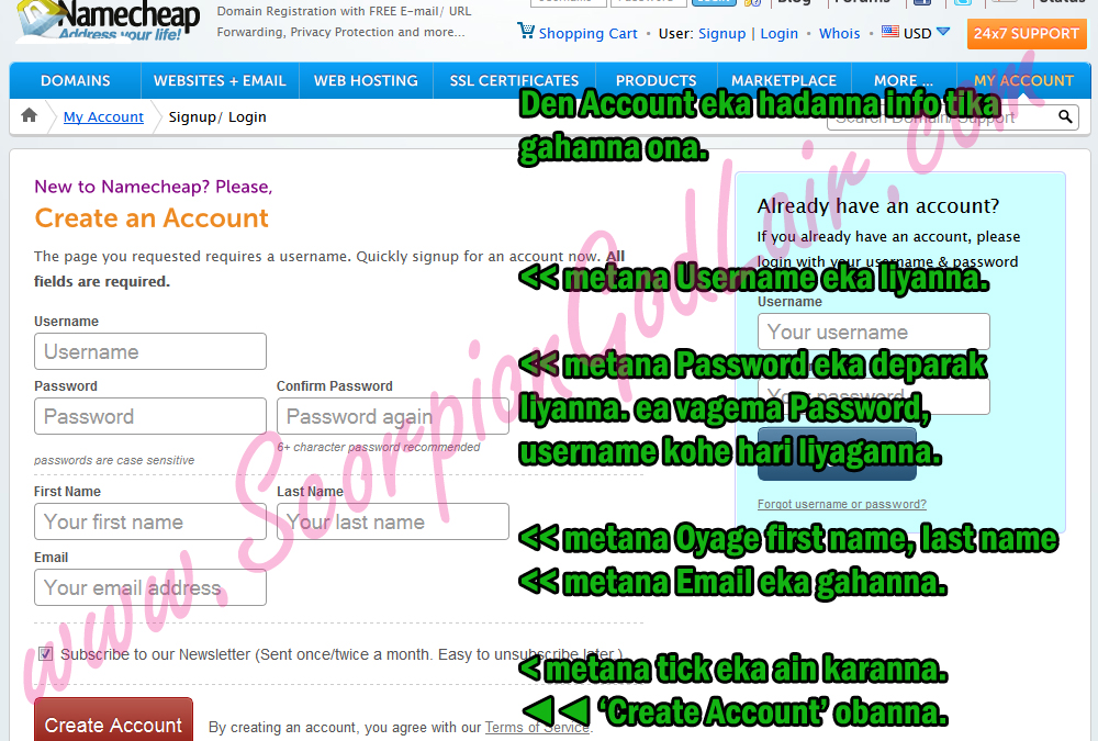 NameCheap Domain Buying Sinhala Image 4 of 7 image