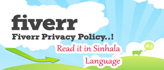 Fiverr Privacy Policy Sinhalen