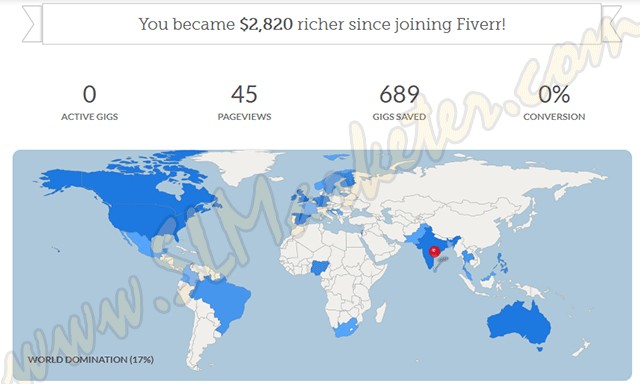 Fiverr V2 Features Sales Analytics Map & Revenue